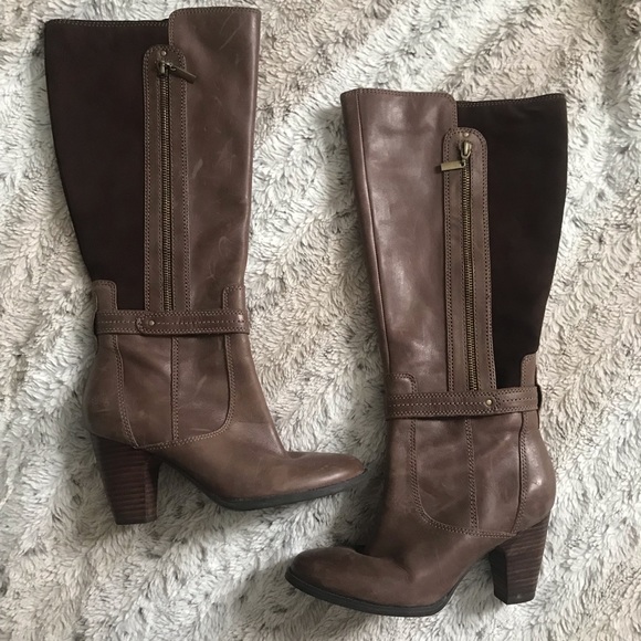 clarks high heel boots